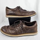New Balance 1100 Oxford Dark Brown Leather Mens Shoes Size 13 MD1100BR
