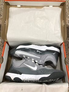 Nike Alpha Huarache Elite 4 “Wolf Grey” white Men’s Size 12D Turf Baseball Shoes