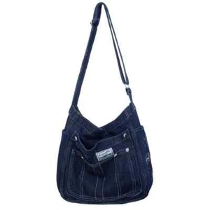 Bolsos de Hombro Denim Bolsos de Lona Bordados Paquetes Femeninos Gran Capacidad Nuevos - Imagen 1 de 15