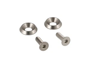 Set: Befestigungsmaterial Armaturenabdeckung, Edelstahl - für Simson Schwalbe KR - Bild 1 von 2
