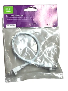 Legrand On-Q / Legrand 363201-26-V1 CAT 5e Patch Cable White (12-inch) - Picture 1 of 2