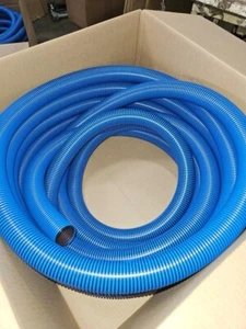 1 1/2” ID X 50’ Truckmount Carpet Cleaning Hose.Welded Cuffs BLUE - 3ea - Picture 1 of 4