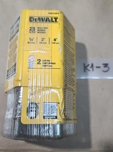 DEWALT DW5416B25 1/4" X 2" X 4" DRILL BITS BROCAS 25 PCS - Picture 1 of 2