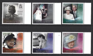 Süden Georgia 2021 Queen Elizabeth Geburtstag Nicht Gefaßt Postfrisch Set Von - Picture 1 of 1
