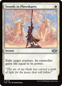 MTG Magic 1x Swords to Plowshares (M/NM) Commander Tarkir Dragonstorm - Photo 1 sur 1
