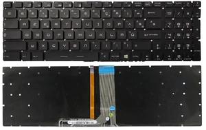 Français clavier FR MSI GP62 GP72 GL62 GP62MVR GP72MVR GP62VR RGB Backlit - Picture 1 of 3
