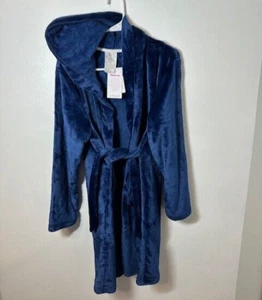 NWT Best For All Kids super Soft Long Sleeve Hooded Robe Pockets SZ 13-14 yrs - Picture 1 of 5