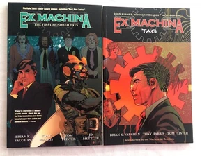 Ex Machina Vol. 1 & 2: The First Hundred Days/Tag (WildStorm Productions 2005) - Picture 1 of 10