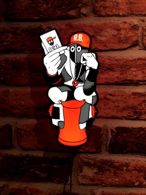 Caja de luz LED impresa en 3D Ray Barbee, cable de alimentación USB-C a USB Foto 1 de 4