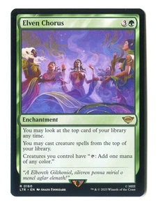 Elfenchor NM Rare #0160 Herr der Ringe MTG LotR Magic the Gathering - Bild 1 von 2