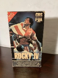 Rocky IV 4 (VHS, 1986) CBS FOX Movie Hi-Fi Red Label - Picture 1 of 7