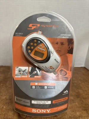 NEW Sony S2 Sports Armband Radio Walkman Digital Tuner Weather/AM/FM - SRF-M80V - Image 1 of 4