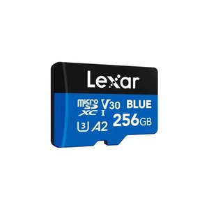 Lexar Blue Scheda Micro SD 256GB fino a 160 MB/s in lettura scheda microSDXC UHS - Foto 1 di 12