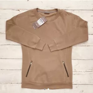 Champion Brown Womens Jumper Size Medium Round Neck Fleece Sweater Tracksuit Top - Picture 1 of 2