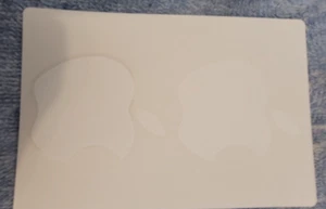 2 Apple Logo Stickers - Genuine OEM Adhesive Decals - Afbeelding 1 van 3