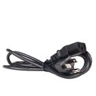 Standard 3-Prong (US) Power Supply Cable Cord 5ft (Black)