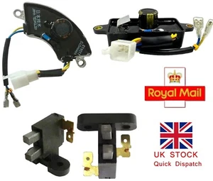 Avr 2 Pour 4 Kw, 2 X Carbone Brosse Générateur Pièces Automatique Voltage Lève - Bild 1 von 13