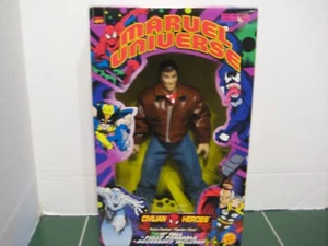 Marvel Universe Peter Parker Spiderman Ten inch Figur Toybiz Civilian Heroes - Bild 1 von 2