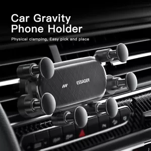 Gravity Car Phone Holder Air Vent Mount for iPhone Xiaomi Samsung Universal - Picture 1 of 17