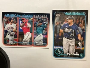 2024 Topps Seattle Mariners Team Set Series 1, 2 and Updated 30 Cards - Picture 1 of 2