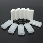 Bulk 15g 1/2oz Clear/White Empty Oval Flat Tubes Deodorant Lip Balm Containers