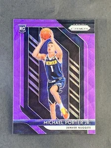 2018-19 Panini Prizm Michael Porter Jr. #32 Purple Wave Rookie RC - Nuggets - Bild 1 von 2
