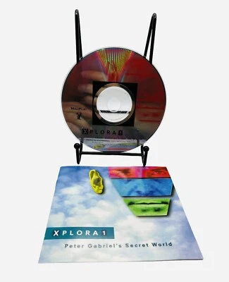 XPLORA1 Peter Gabriel’s Secret World CD-ROM MacPlay 1993 Multimedia Disc Mac Fun - Image 1 of 4