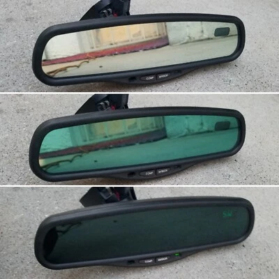 04-07 Espejo retrovisor interior Jaguar X350 XJR XJ8 Vanden Plas Super V8 OEM atenuado Foto 1 de 4