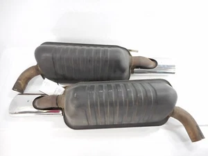 02 Mercedes-Benz S600 220 Type Left Right Muffler Exhaust Tips Pair OEM - Picture 1 of 8