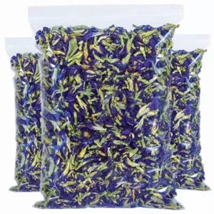 Butterfly Pea Blue Organic Tea Dried Flower Natural Herbal Drink 100% Pure Fresh - Picture 1 of 9