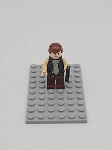 Lego Star Wars Han Solo Dark Vest Brown Pants Minfigure - Picture 1 of 5
