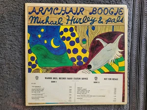 MICHAEL HURLEY ARMCHAIR BOOGIE WLP W/ BOOK WHTE LABEL PROMO - Imagen 1 de 8
