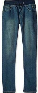 U.S. Polo Association Youth Boys' Denim Jean, Ages 7-17 Years - Picture 1 of 2
