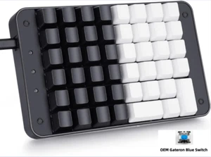 46 programowalnych przycisków klawiatura mechaniczna z niebieskim przełącznikiem OEM Gateron - Zdjęcie 1 z 8