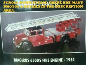WOW EXTREMELY RARE Magirus S6500 Ladder DL30 Fire Ulm 1954 1:43 Minichamps - Picture 1 of 1