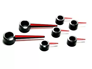 7 RED Speedometer Gauge Needles 2003 - 2006 GM GMC, NEW NEEDLE STYLE! - Picture 1 of 3