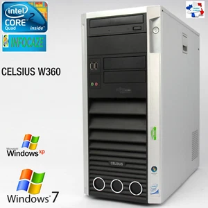 FSC Fujitsu Siemens Celsius W360 - Intel Core 2 Quad Q6600 - 3GB DDR2 - RS232 - WIN XP - Bild 1 von 3