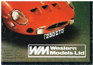 WESTERN MODELS SCALA 1:24 AUTO METALLO BIANCO CATALOGO GAMMA PRODOTTI ORIGINALE 1983 - Foto 1 di 1