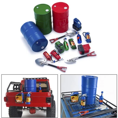 1Set Decoration Tools Set Kit Accessories For 1/10 Scale RC Rock Crawler Parts - Image 1 of 4