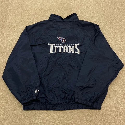 Tennessee Titans Jacket Men XL NFL Football Vintage 90s Logo Athletic Retro Zip Cover