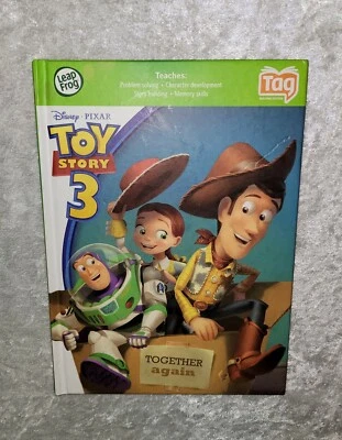LeapFrog Tag Reading System Disney PIXAR Toy Story 3 Together Again Book - Image 1 of 2