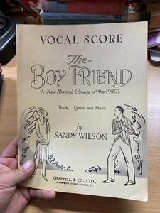 VOCAL SCORE "THE BOY FRIEND" SANDY WILSON 1920s MUSICAL COMEDY PB BOOK (P3) - Picture 1 of 12