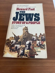 THE JEWS: STORY OF A PEOPLE Howard Fast Dell 1st Printing 1978 - Picture 1 of 3