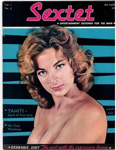 Scarce SEXTET Magazine #3 Tro Gardner, Judy Crowder, Joy Reynolds, Others 1960 - Imagen 1 de 3