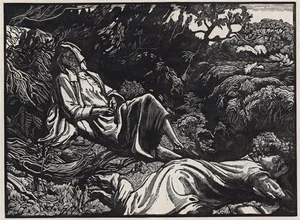 Dorothy Josephine Coke (1897-1979) Pencil Signed Woodcut - Badgeworth Valley - Picture 1 of 8