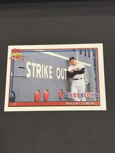 Roger Clemens 1991 Topps #530 Boston Red Sox - Picture 1 of 2