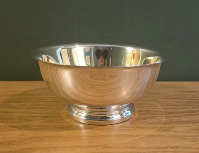 Gorham Silver Original Footed Serving Bowl EP YC779 Silver Plate 6 1/2" - Image 1 of 4