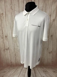Hugo Boss Mens Polo Shirt Porsche XXL Phillipson 192_PS White Driving 2XL 911 - Picture 1 of 24