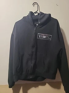 VTG Tool 1999 Brain Pull Capsule Faded Black Giant Tag Double Sided Hoodie L - Picture 1 of 5