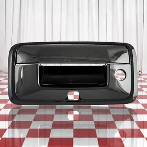 Matte Black Tailgate Handle Cover w/Cutout for 2015-2018 Chevy Silverado HD - Picture 1 of 3